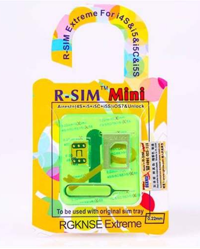 R-sim Mini Rgknse Extreme Gevey Para Iphone 5s 5c 5 Y 4s
